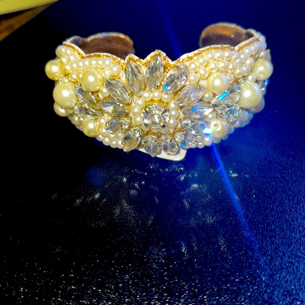 COPY - Formal/special occasion cuff bracelet -adjustable